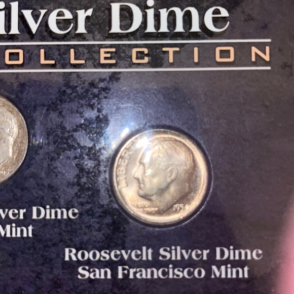 Roosevelt Silver Dime Collection. It is sealed in plastic. - Picture 7 of 7